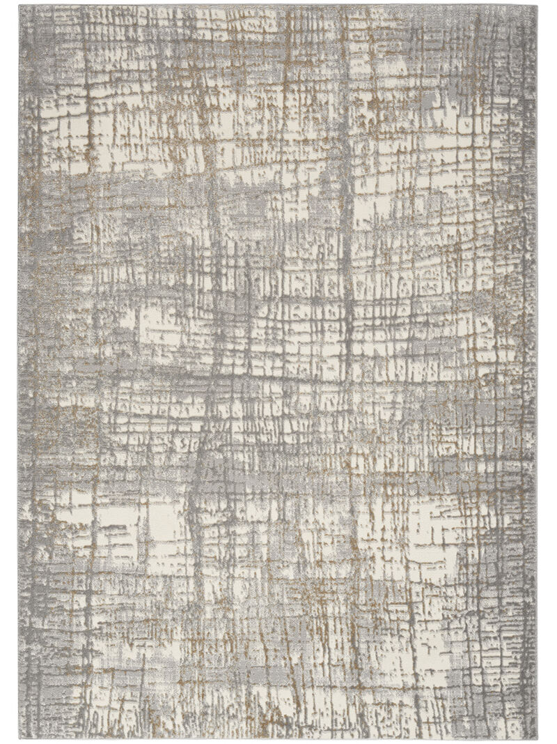 CK950 Rush CK950 Ivory/Gray 5'3" x 7'3" Rug image number 0