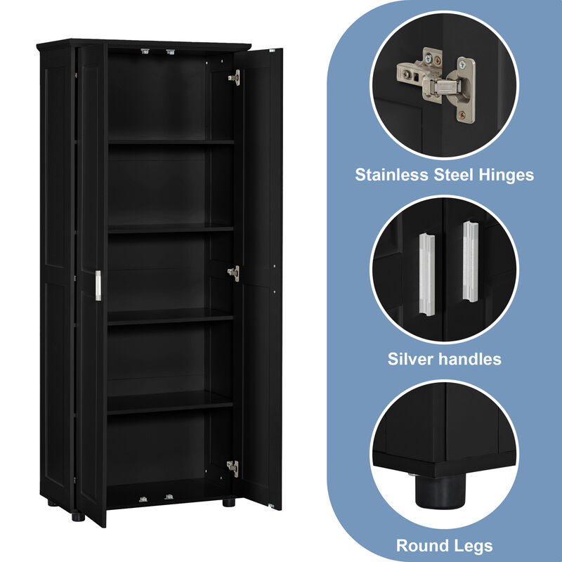 Merax Storage Cabinet with Two Doors for Bathroom