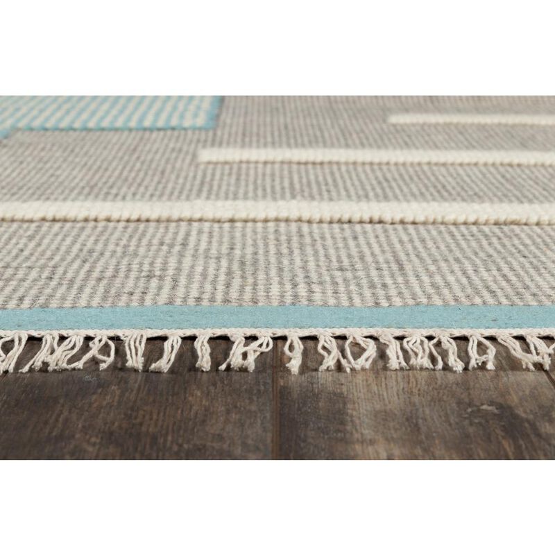 Novogratz Contemporary Runner Area Rug, Blue, 2'3 X 8' Runner