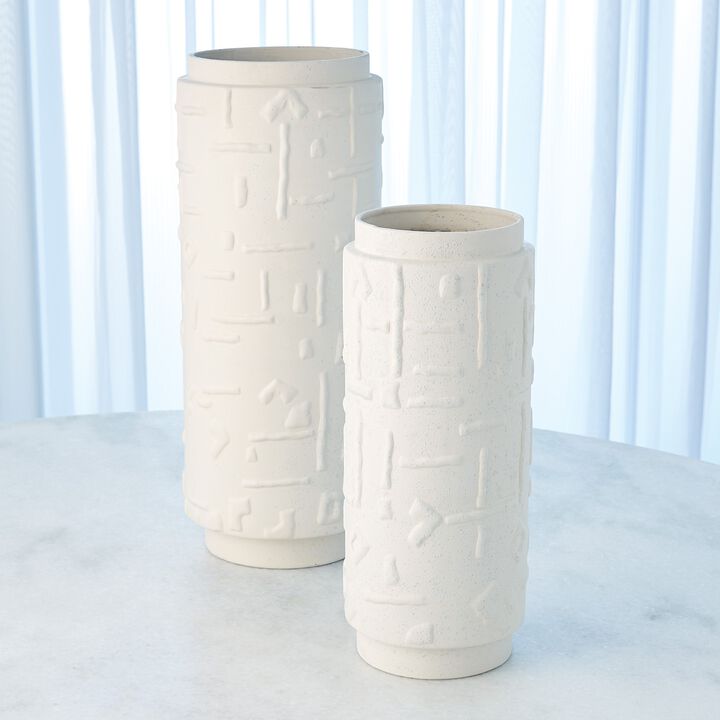 Sankuru Vase-White Large