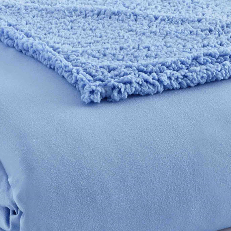 Micro Flannel Reverse to Sherpa Blanket, Full/Queen