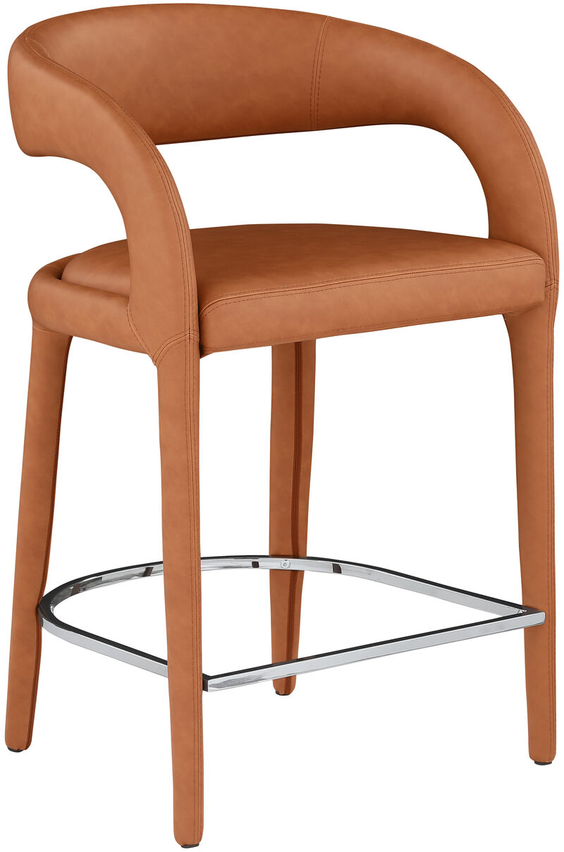 Meridian Furniture Sylvester Vegan Leather Stool