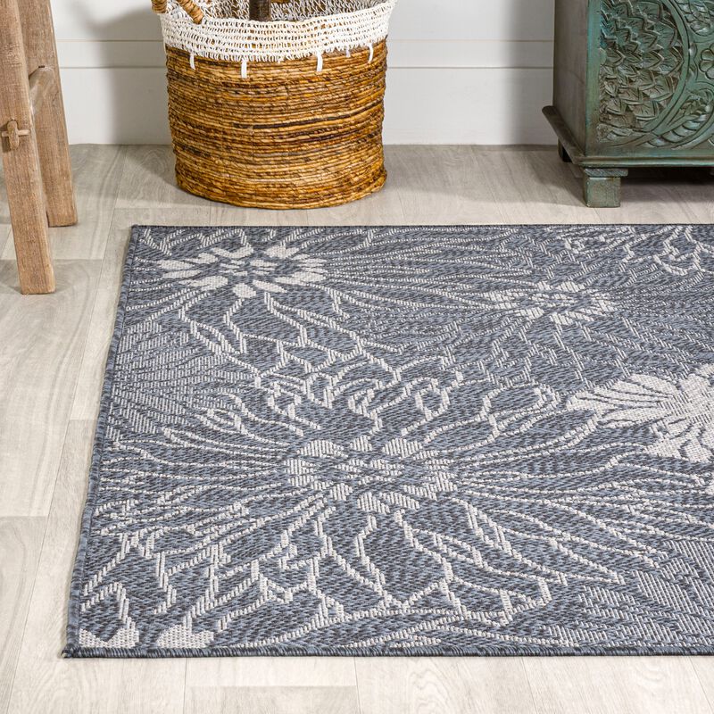 Bahamas Modern All Over Floral Indoor/Outdoor Area Rug