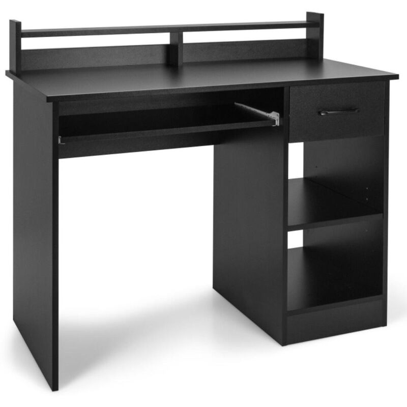 Hivvago Study Laptop Table with Drawer and Keyboard Tray