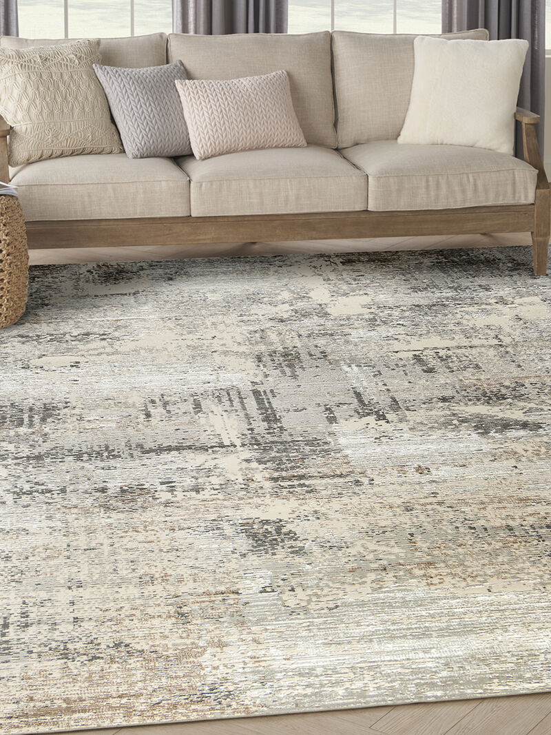 Sustainable Trends SUT04 Beige/Gray 9' x 12' Rug