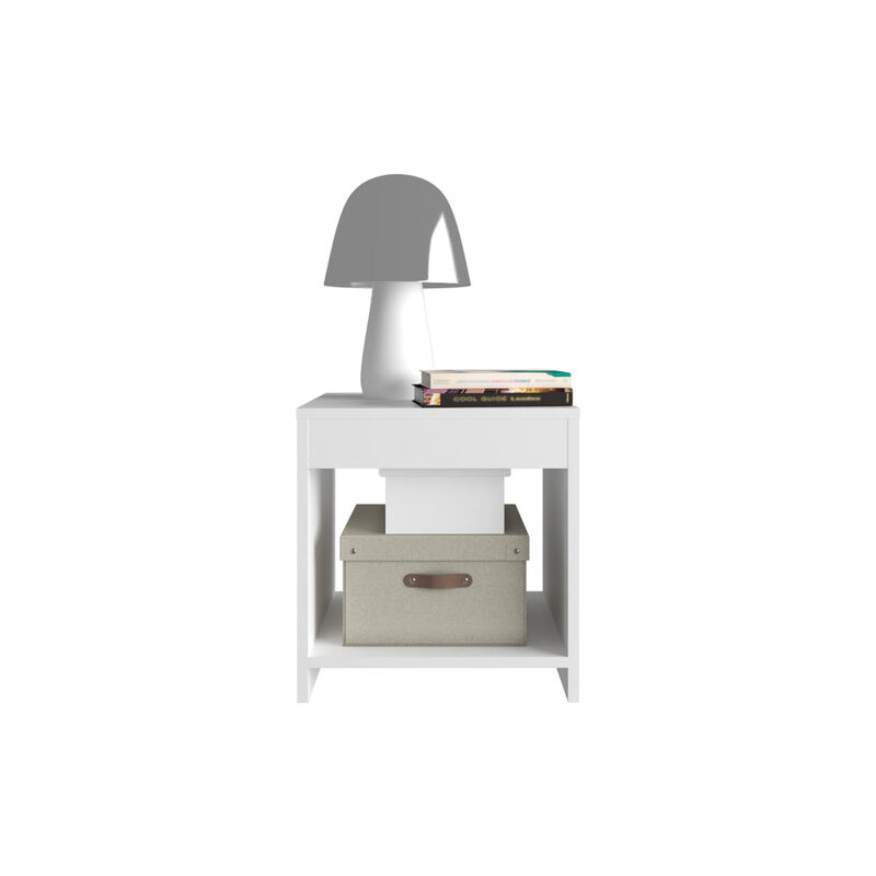 Nightstand Elaine, Bedroom, White