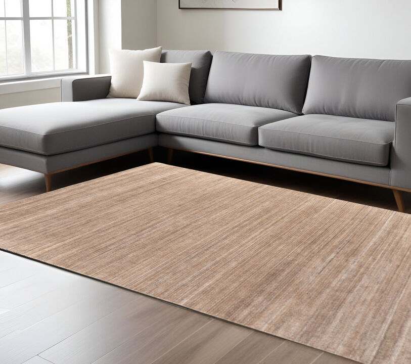 HomeRoots Hand Woven Distressed Area Rug
