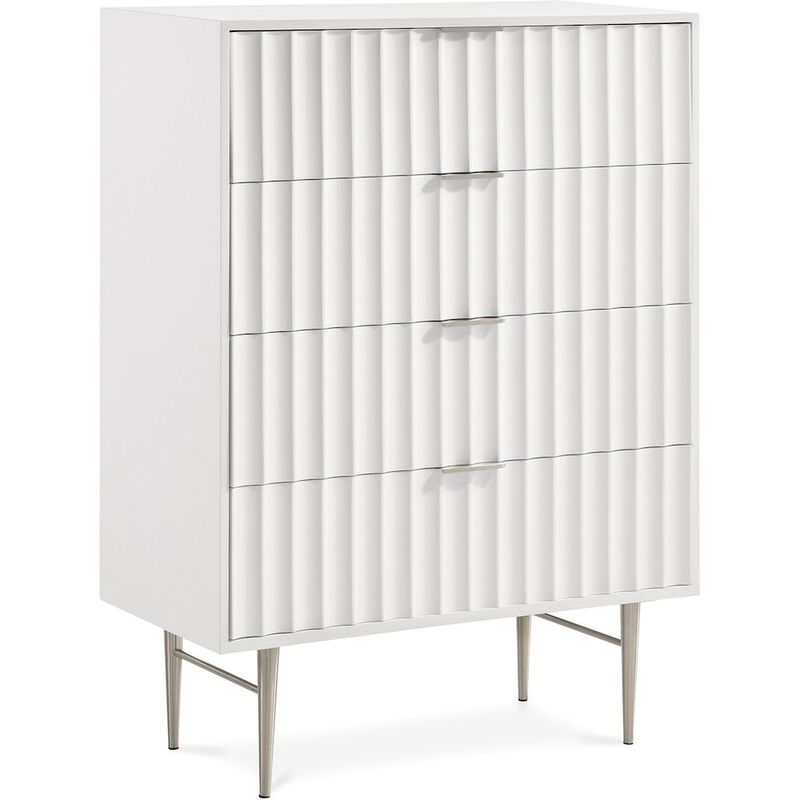 Meridian Furniture Modernist White Gloss Chest
