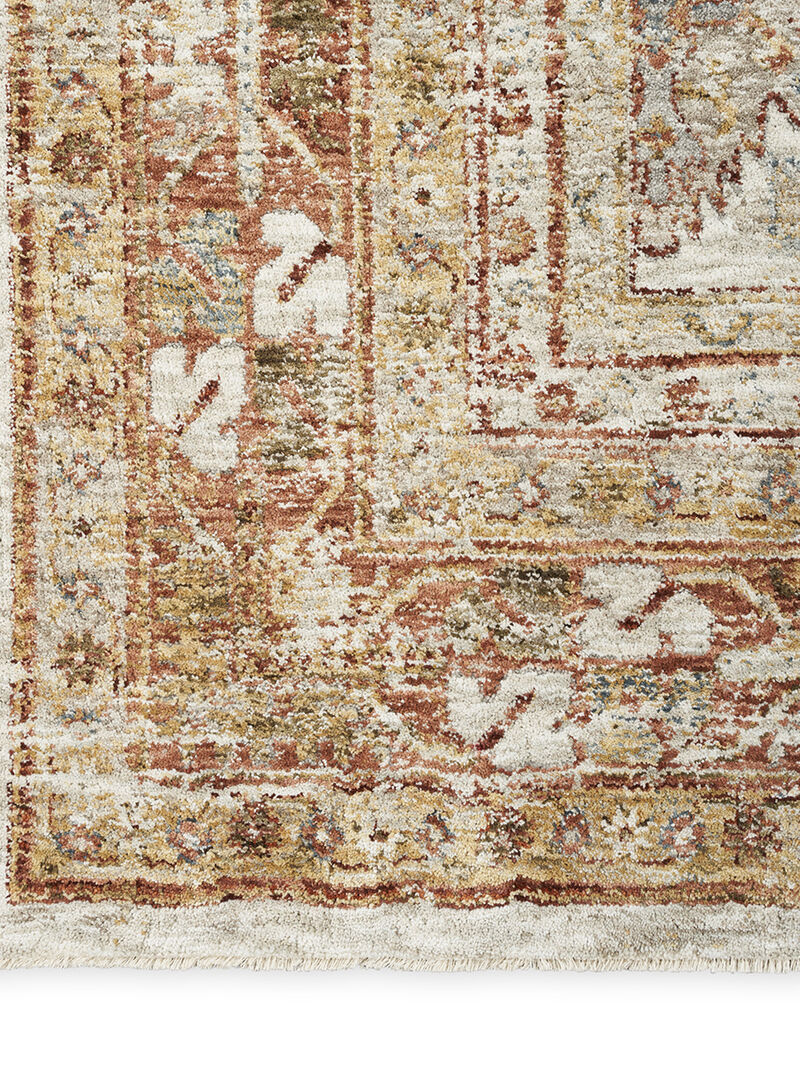 Sahar SHR01 Ivory/Multicolor 2'3" x 10'2" Rug image number 3