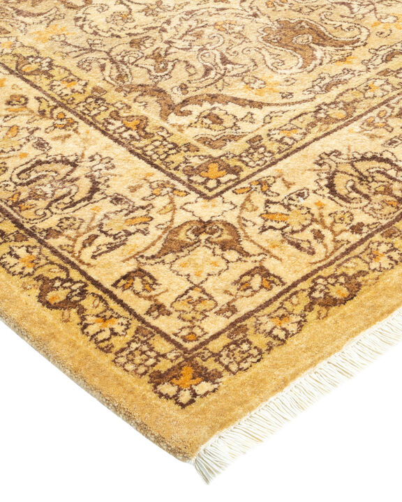 Mogul, One-of-a-Kind Hand-Knotted Area Rug  - Yellow, 5' 3" x 7' 10"