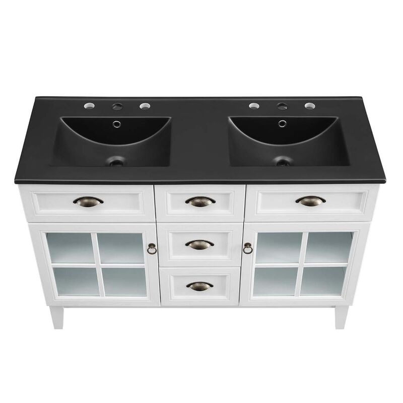 Modway Isle 48 Double Bathroom Vanity Cabinet