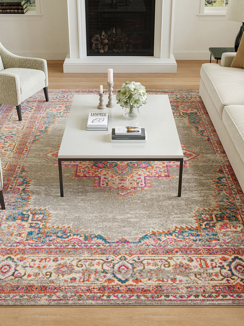 Passion PSN03 Gray 9' x 12' Rug