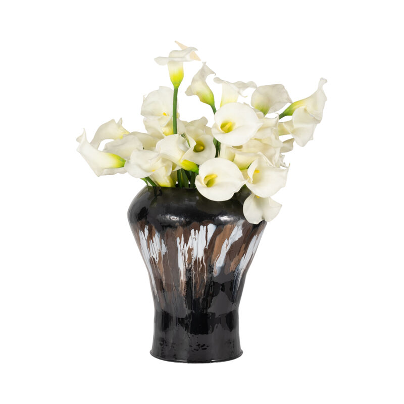 ANTONMILL BLACK VASE 25 (IN) image number 1