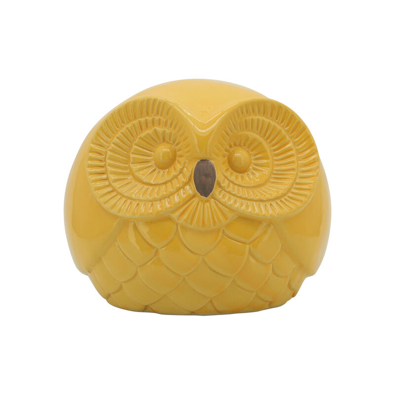 Cer S/3 Owls 8", Yellow image number 3