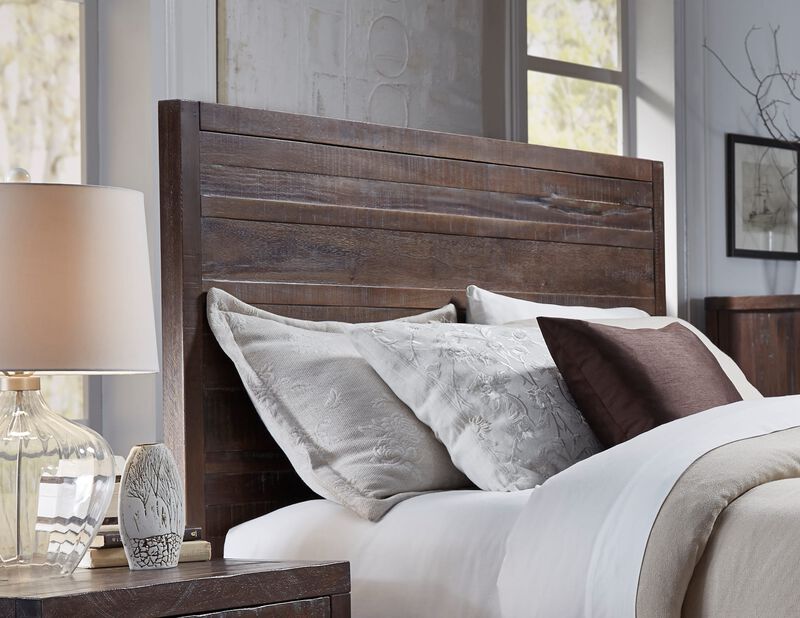 Townsend Solid Wood Storage Bed in Java