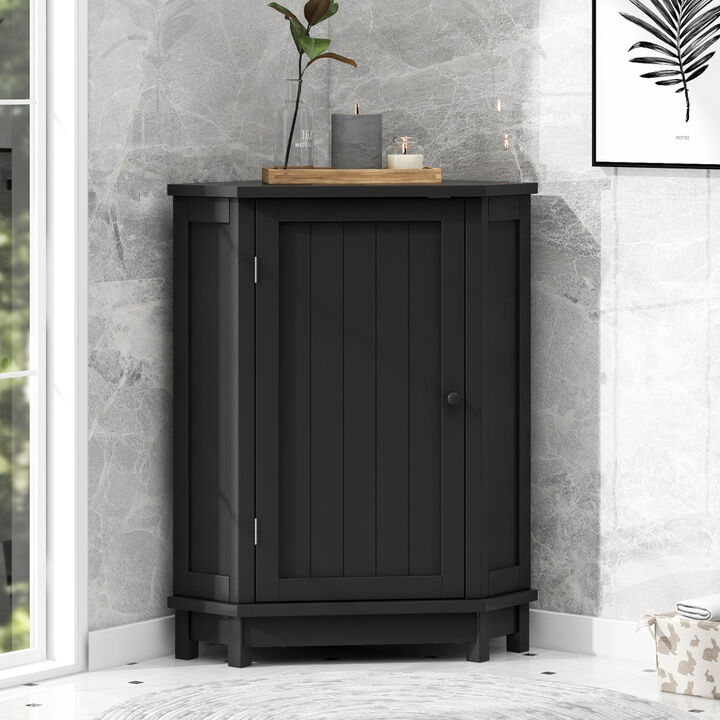 Pibpor Triangle Corner Storage Cabinet