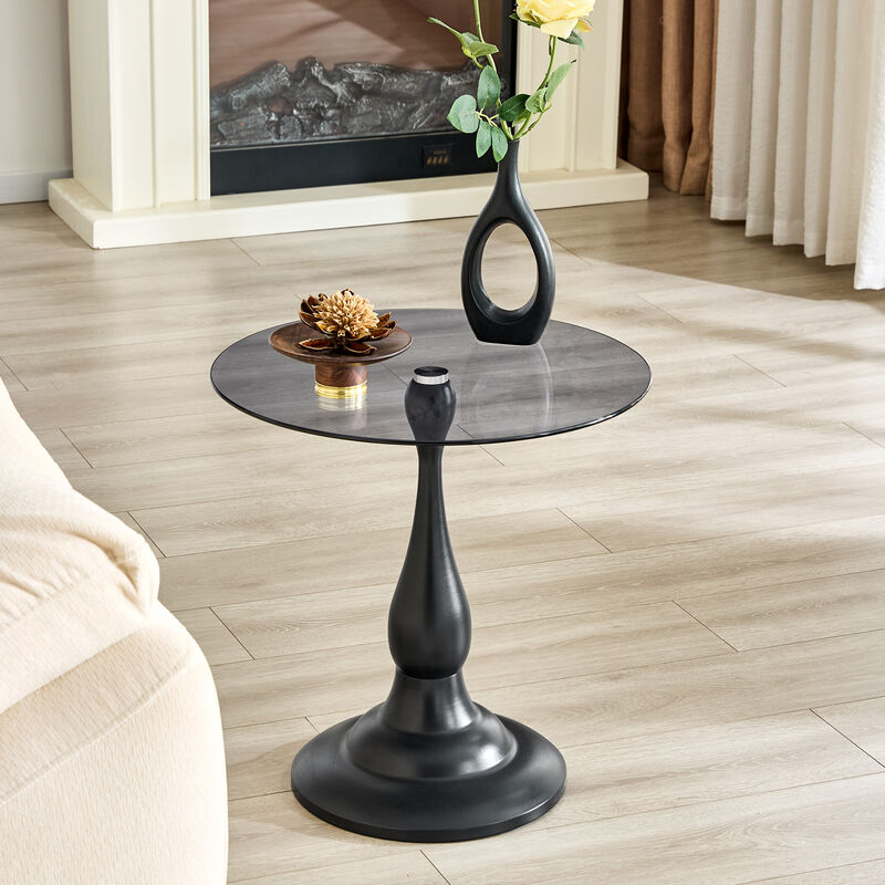 20" Metal Side Table image number 2