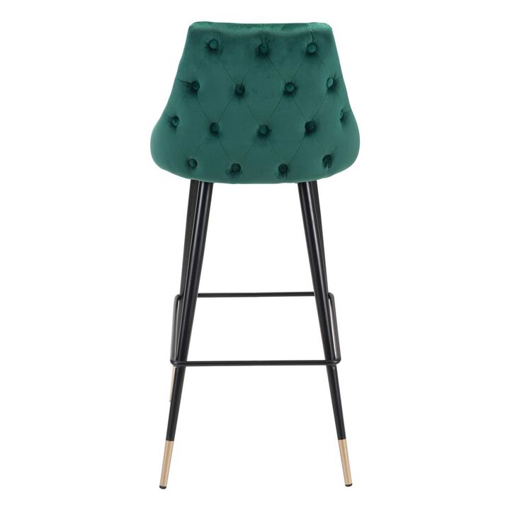 Belen Kox Piccolo Bar Chair, Green Velvet, Belen Kox