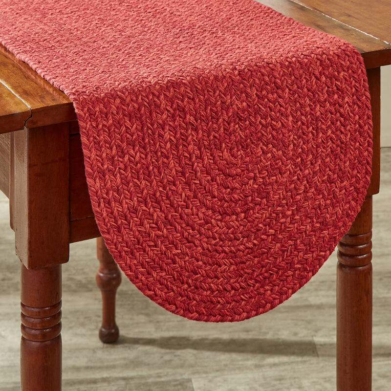 Park Designs Basil Spice Bin Braided Table Runner 15" X 36" image number 1