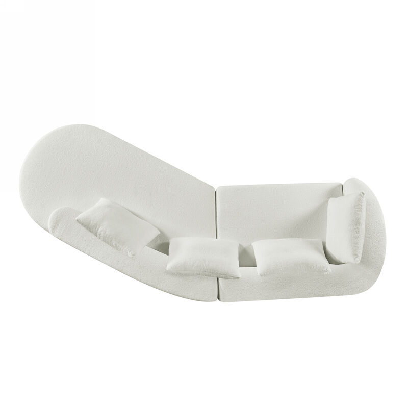 Gastdo  Curved Sectional Sofa image number 4