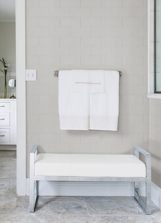 Galley White Subway Tile Paintable Wallpaper