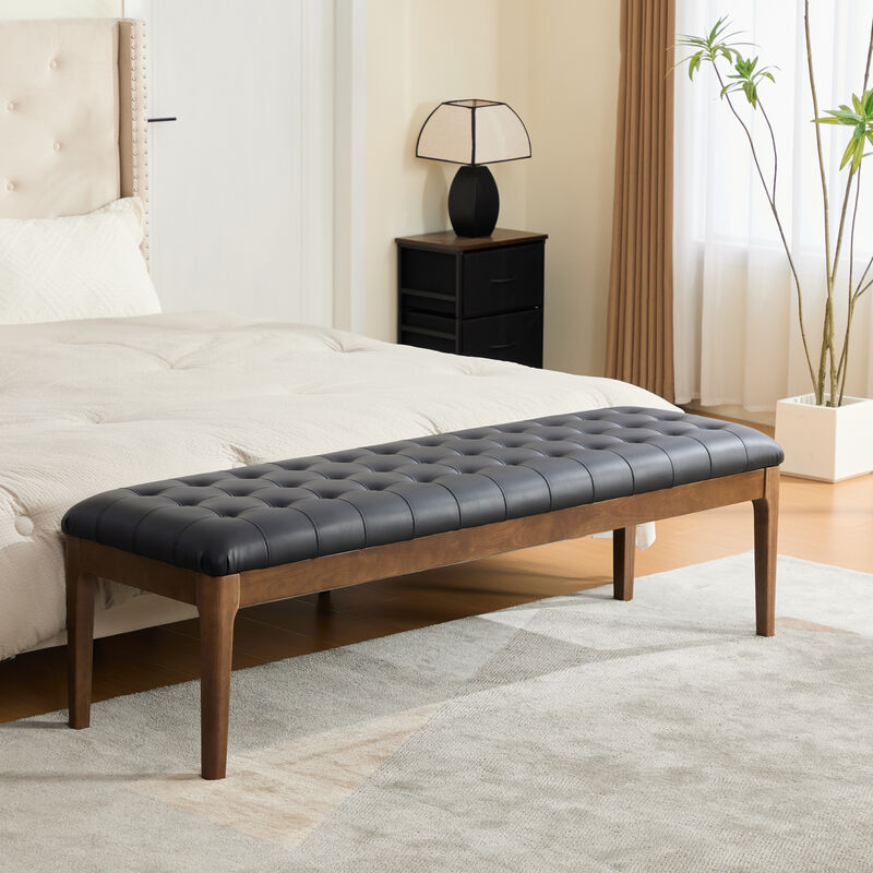 Tumlex Faux Leather Bed Bench image number 3