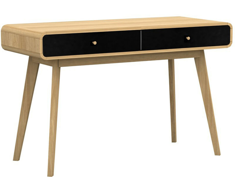 Leva Scandinavian Style Desk with 2 Drawers
