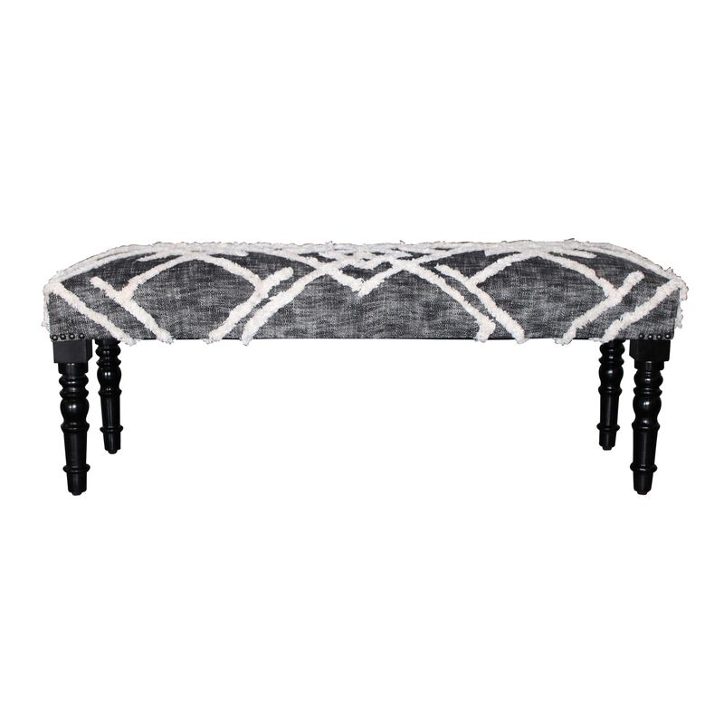 Autumn Contemporary Upholstered Accent Bench image number 1