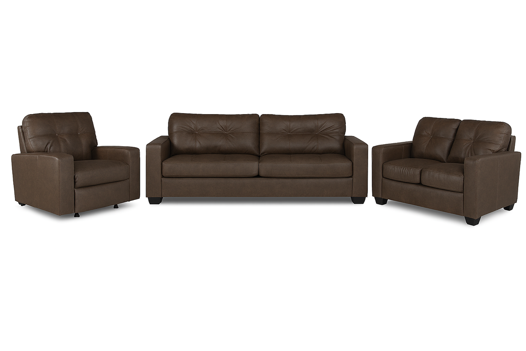 Barlin Mills Umber Sofa, Loveseat, & Recliner Set