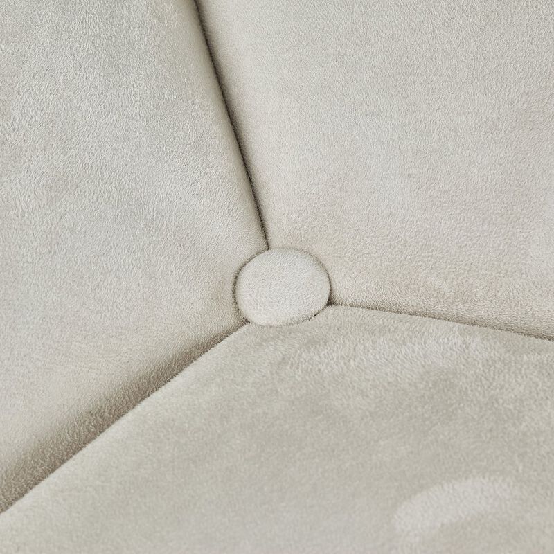 Michael Amini Malibu Crest Cocktail Ottoman - Chardonnay