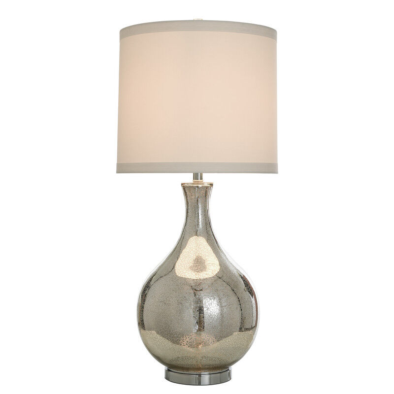 Silver Mercury Teardrop Lamp