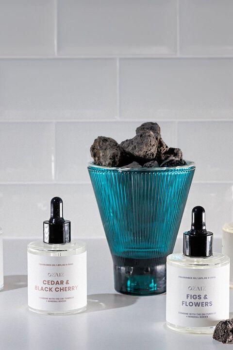 Zai Lava Rock Diffuser - Cedar & Black Cherry