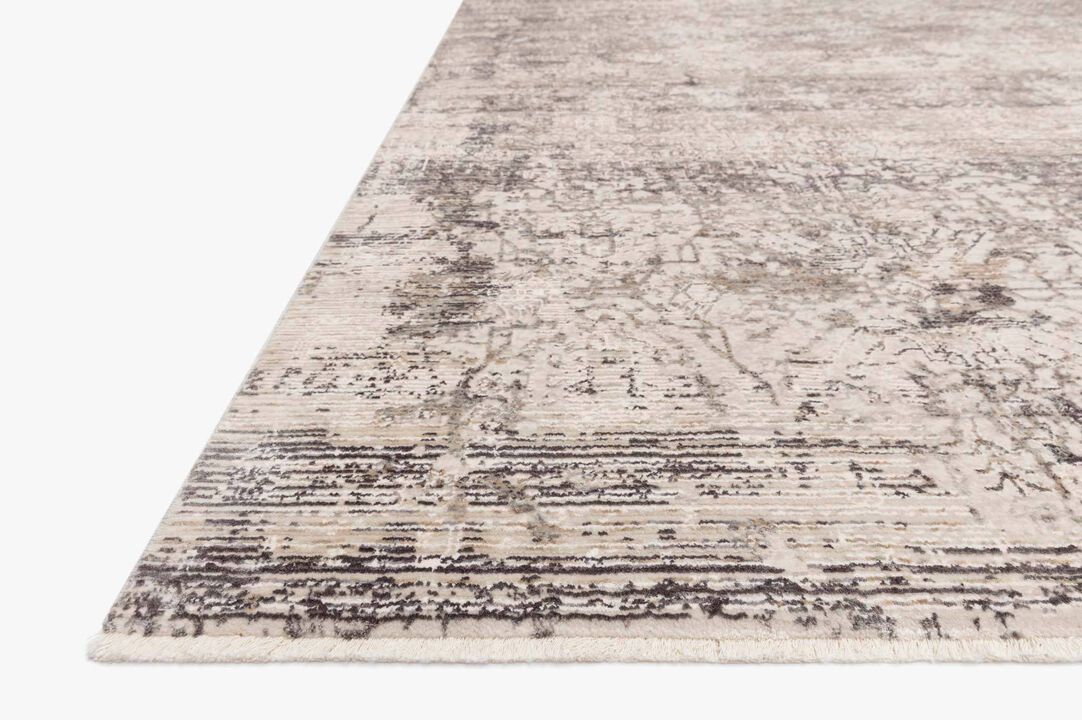 Homage HOM01 18" Sample Graphite/Beige Rug