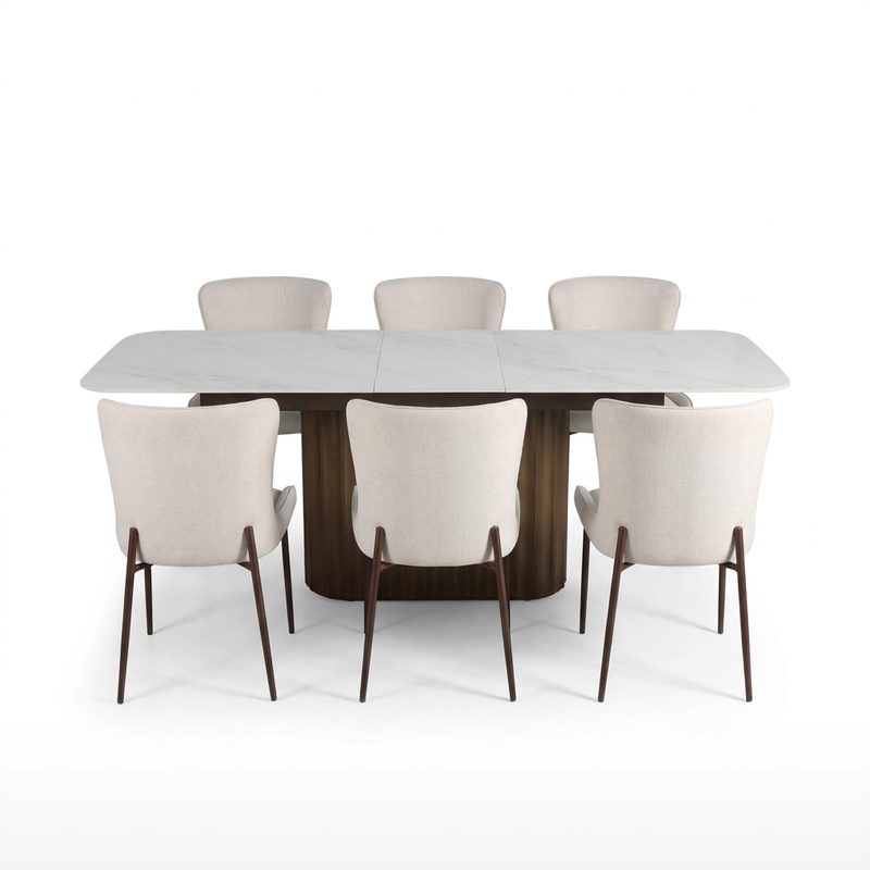 Conway Table & 6 Side Chairs image number 0