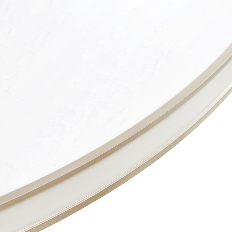 Michael Amini La Marisia Round Dining Table - Creamy Pearl