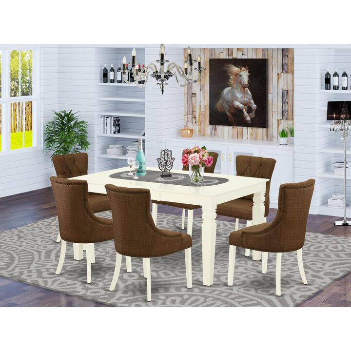 Dining Room Set Linen White