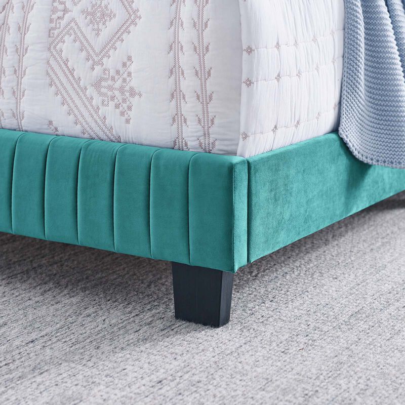 Modway - Celine Channel Tufted Performance Velvet King Bed image number 7