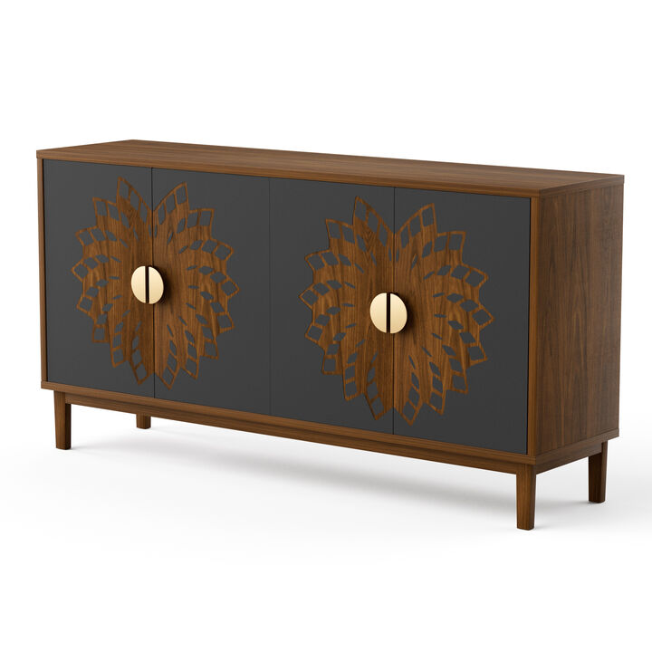 Rikof 63" Vintage-Style Sideboard