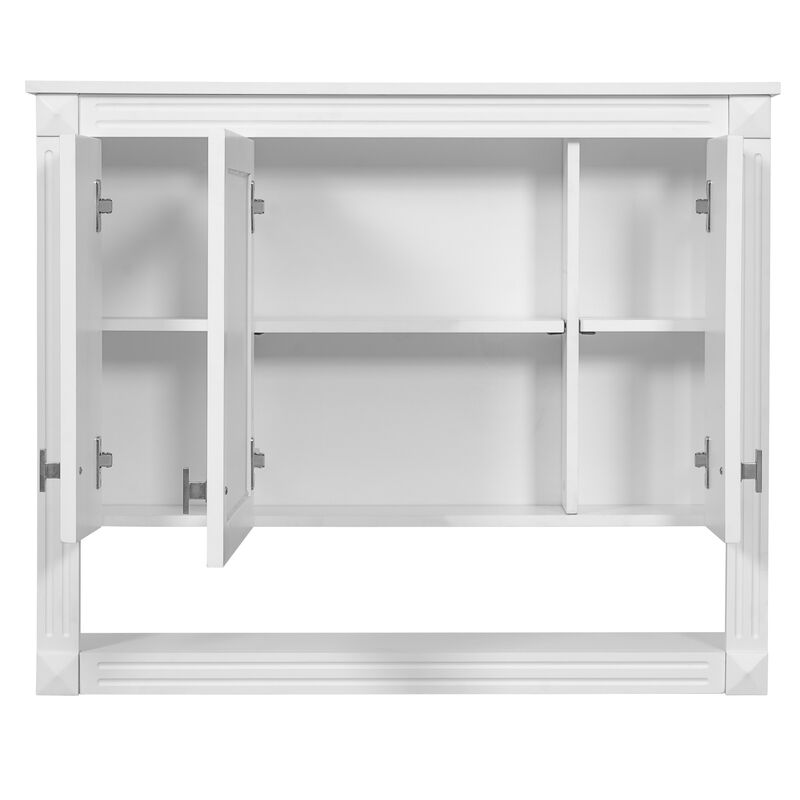 ELEMENT ACE 35-Inch Wall Mounted Medicine Cabinet with Mirror and Adjustable Shelves image number 9