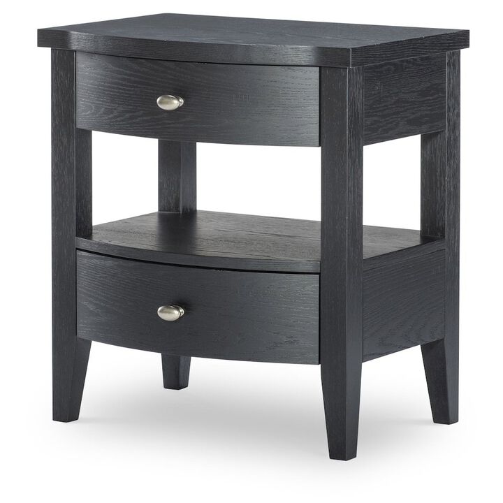 Legacy Classic Today's Traditions Open Night Stand (2 Drawers, 1 OPEN SHELF, USB-C)
