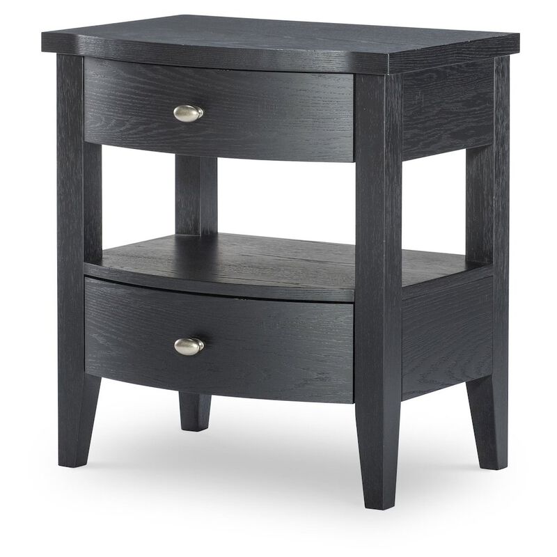 Legacy Classic Today's Traditions Open Night Stand (2 Drawers, 1 OPEN SHELF, USB-C)