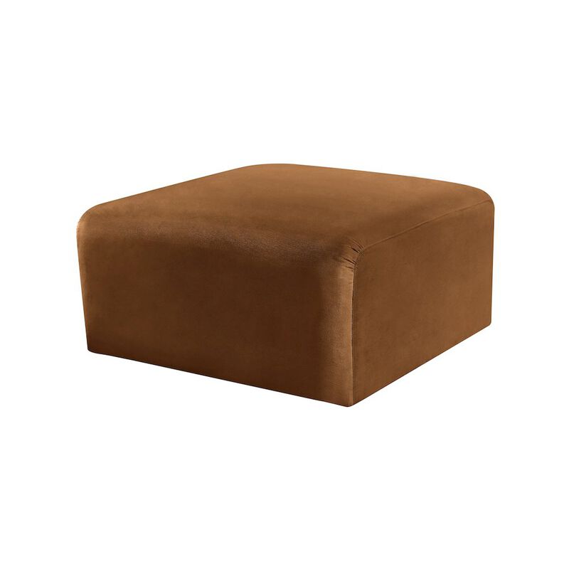 Meridian Furniture Arc Vegan Leather Ottoman