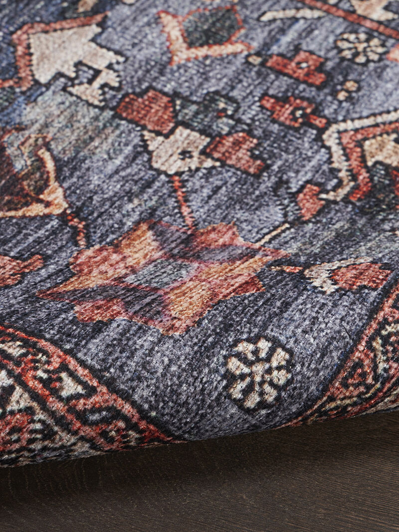 Grand Washables GRW02 Navy/Brown 9'2" x 12' Rug