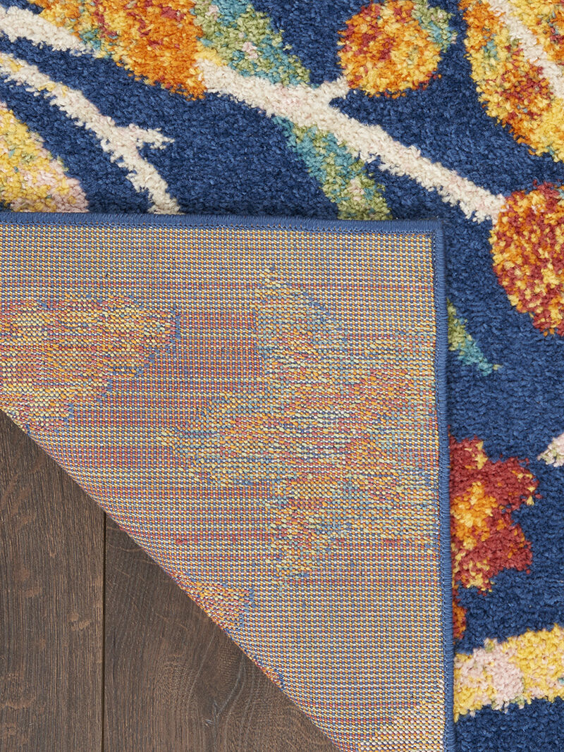 Allur ALR09 Navy/Multicolor 9' x 12' Rug
