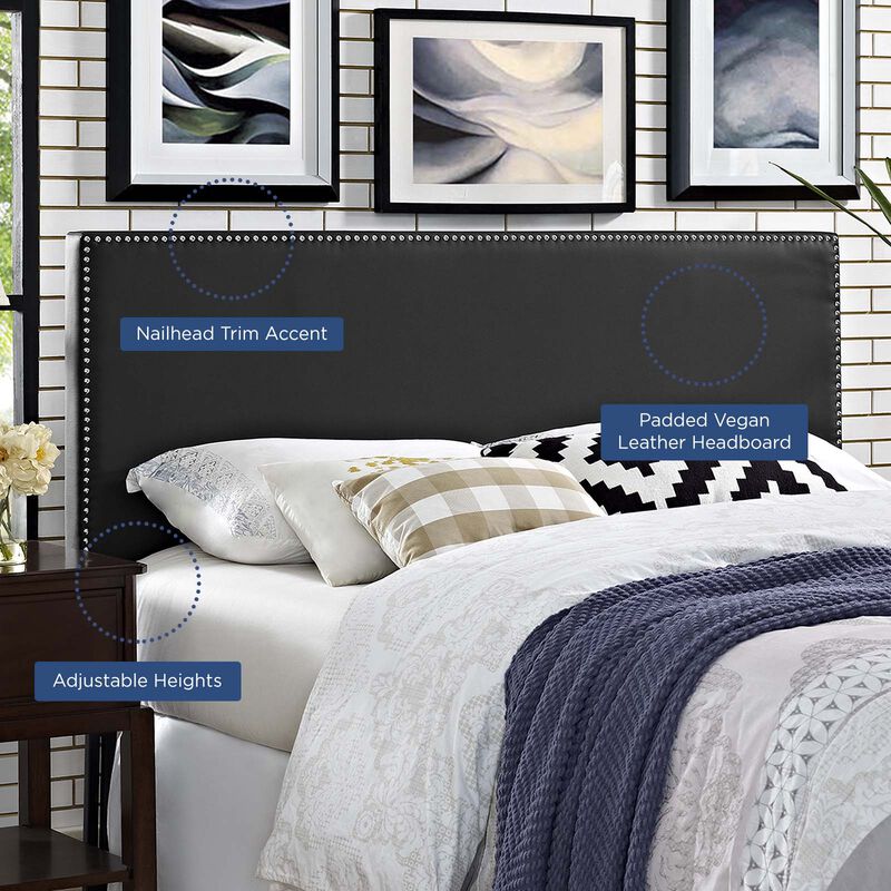 Modway - Phoebe King Upholstered Vinyl Headboard image number 4