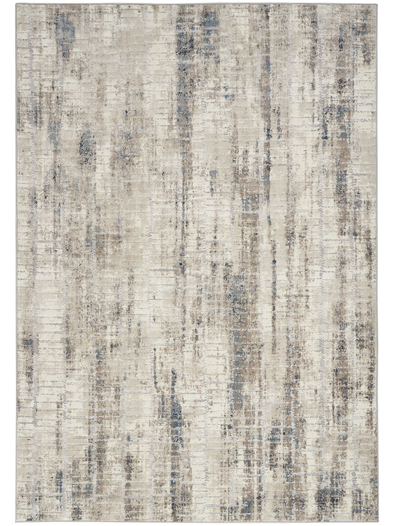 CK022 Infinity IFN02 Ivory/Gray/Blue 4' x 6' Rug