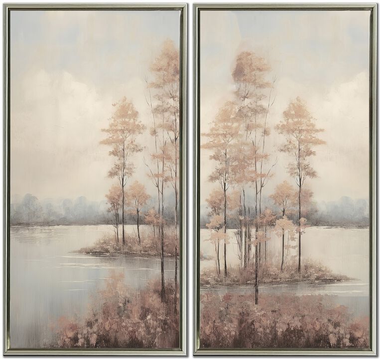 Radiant Oak Forest (Set of 2)