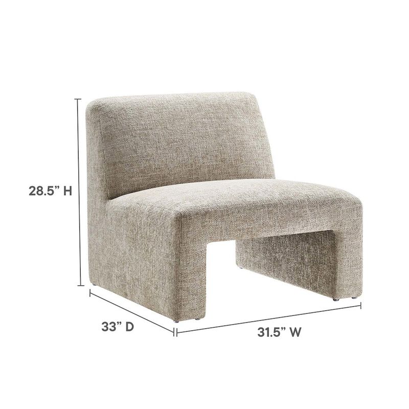 Amita Chenille Upholstered Accent Chair image number 2