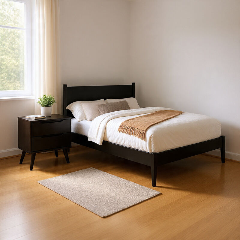 Bedroom Set, Wood &ndash; 2 Piece Set with Nightstand image number 8