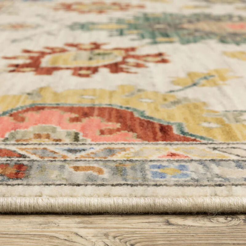 Lucca 5'3" x 7'6" Ivory Rug image number 3